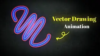 Vector Drawing Animation Tutorial || Alight Motion