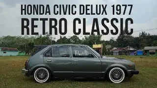 Honda civic delux 1977 retro classic climax garage
