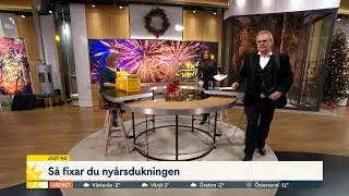 Sätt pricken över i:et på nyårsbordet – här hittar du kreativa tips… | Nyhetsmorgon | TV4 & TV4 Play