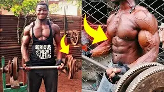 NATURELS OU DOPÉS ? Bodybuilder africains SANS VRAI MATERIEL de MUSCULATION