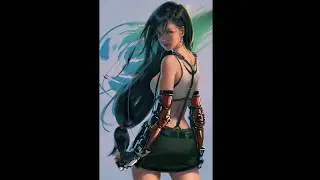 Photoshop painting process - Tifa