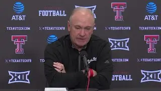 Texas Tech head coach Joey McGuire discusses the UCF Knights