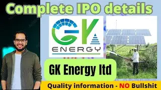 GK Energy IPO details confirmed | RHP details | IPO latest news