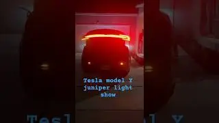 2026 Tesla Model Y Juniper light show