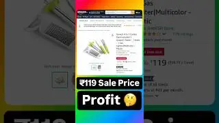 Profit 🤔 ₹119 Sale Price. Calculate profit Amazon FBA price calculator #amazon #ecommerce #profit
