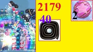 Candy Crush Saga Level #2179 2 cake bombs no booster sugar stars 40 licorice swirls!!!