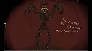 I drew one of my dreams (tree monster)