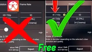Kinemaster 4k Export ll how to export 4k video in kinemaster ll kinemaster ultra HD video export 🔥