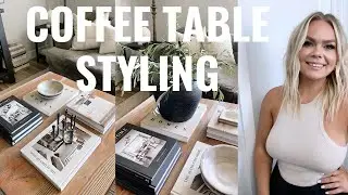 COFFEE TABLE DECORATE WITH ME | HOW TO STYLE A COFFEE TABLE | COFFEE TABLE DECOR | BRANDY JACKSON