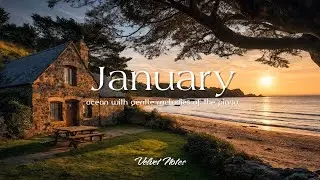 January Piano 🌊 Gentle Piano Music by the Ocean for Calm & Reflection