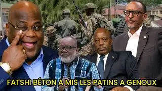 🇨🇩&Ccedil;A BR&Ucirc;LE🔥FATSHI B&Eacute;TON A MIS LES PATINS PAUL KAGAME, JOSEPH KABILA ET CORNEILLE NANGA A GENOUX🔴