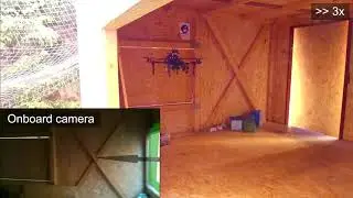 Autonomous Flying into Buildings in a Firefighting Scenario