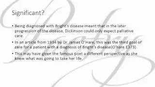 The effects of Bright&rsquo;s disease on Emily Dickinson&rsquo;s
