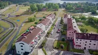 Short drone highlights of Vallentuna, Sweden
