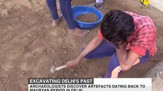 Archaeologists excavating Delhi's past