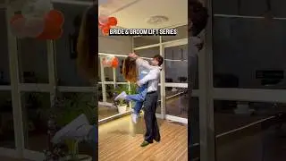 Learn with us easy bride groom lifts &hearts;️ #duet #acrobat #ytshort #duetdance #bridegroom