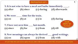 20 Most Important MCQs for All Competitive Exams | SSC CGL BPSC TRE 4 DSSSB | English With Vikas Jha