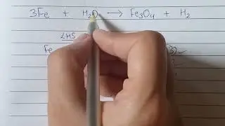 How to balance: Fe + H2O = Fe3O4 + H2
