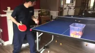 Backspin Serve (side view) - attempt 3