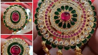 latest gold jewellery fancy emoje papta || chik Hath Phool fancy locket #skj #indianjewellery#viral|