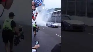 Chicago Street Race Finish Line Burnout NASCAR Cup Series Grant Park #nascar