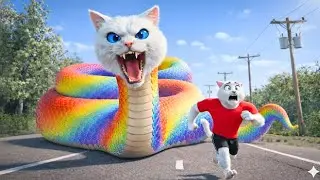 🐍🤯✨ The Moment the Kitten Ate a Magic Snake, Something Terrifying Happened&hellip; 🐱😨 | AI Cat Story