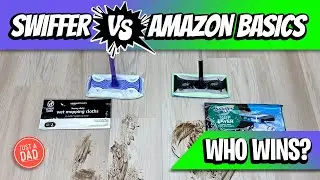 Swiffer Deluxe vs Amazon Basics Wet/Dry Floor Mop COMPARISON. Who Win?