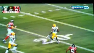 Tramon Williams 70 yard Interception Touchdown vs. Falcons- Divisional Playoffs
