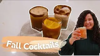 My MUST HAVE Fall Cocktails | Fall Margarita, Whiskey Sour & White Russian
