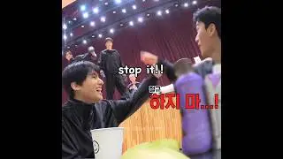 san got annoyed when seonghwa teased him😂😂 #ateez #kpop #shorts