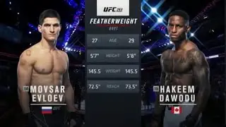 UFC 263: Evloev vs. Dawodu (Full Fight Highlights)