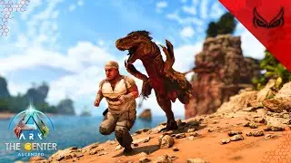 FIGHTING AN ALPHA RAPTOR & EXPLORING THE MAP! - The Center [5] | ARK: Survival Ascended