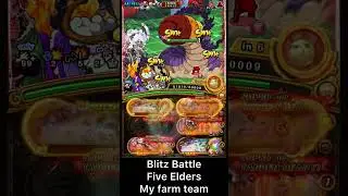 My Five Elders Blitz Battle farm team! OPTC #shorts 