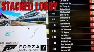 Forza 7 STACKED Open Lobby Racing: New Year's Day Livestream