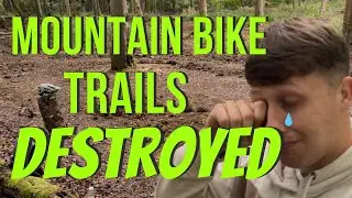 DESTROYED TRAILS | RIDING AT TRISCOMBE MTB