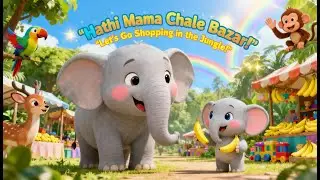 Hathi Mama Chale Bazaar 🐘 | Fun Animal Kids Song | Jungle Adventure for Children | Sweetoons