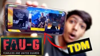 FAU-G TDM UPDATE 😱 with Some Bugs || faug tdm gameplay