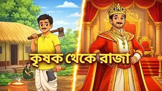 কৃষক থেকে রাজা হওয়ার গল্প | Bengali Cartoon Story | বাংলা কার্টুন ভিডিও  | Bangla cartoon (part-1)