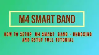 M4 SMART BAND /HOW TO CONNECT SMART BAND WITH MOBILE  #FITPRO APP
