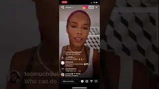 Serayah went live| make up routine
