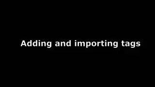 [JMobile] 3. Adding and importing tags