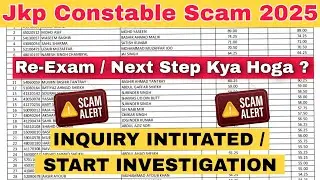 JKP CONSTABLE RESULT SCAM 2025 | JKSSB INQUIRY INTITATED ORDER OUT | Jkssb Scam Start Investigation