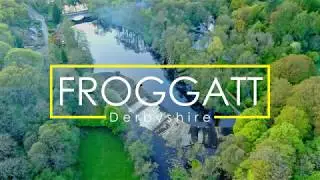 Jaw-Dropping Drone Flight over the Majestic Waterfall in Froggatt