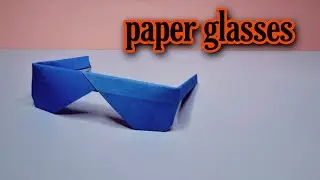 How To Make an Origami Glasses - Very Easy Paper Glasses