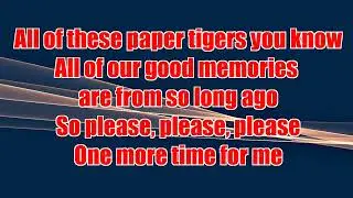 Generationals - Extra Free Year (karaoke) (by request)