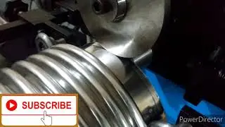 SS Flexible Bellow Hose Slitting Machine