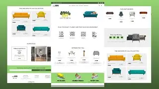Create A Responsive Furniture Website Using HTML, CSS, and JavaScript - From Scratch