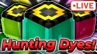 🔴 Hunting Jade Dye!! (Tied #2 In SBXP) 🔴 Hypixel SkyBlock LIVE