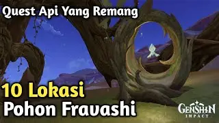 Lokasi 10 Pohon Fravashi & Quest Api Yang Remang | Hidden Achievement | Sumeru [Genshin Impact]