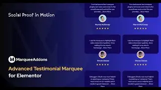 How to Add Scrolling Testimonial Marquee in Elementor